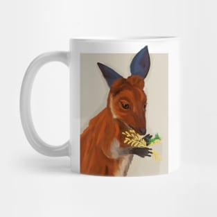 Kangaroo and grasshopper Mug